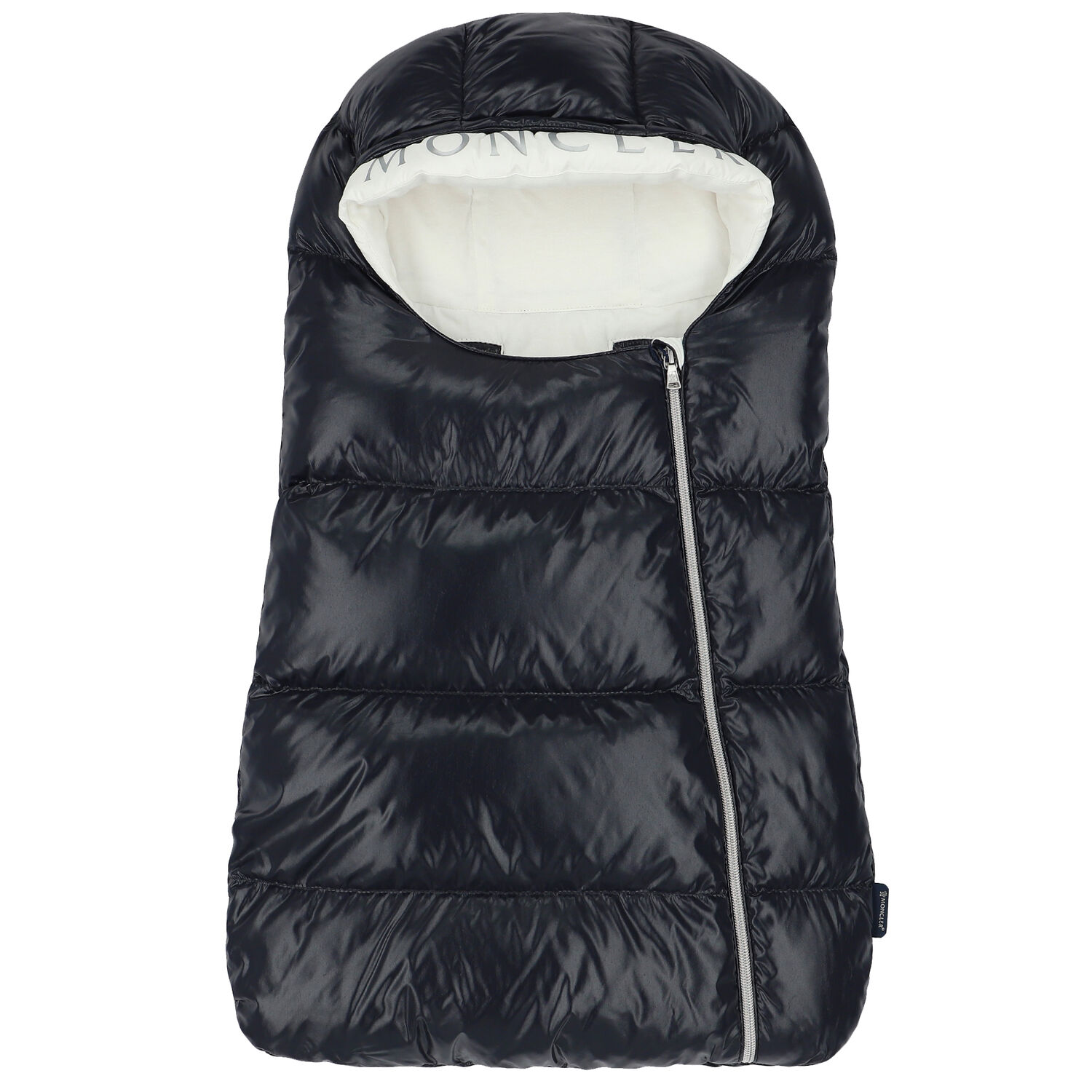 Navy Blue & Ivory Down Padded Baby Nest, 1, hi-res image number null